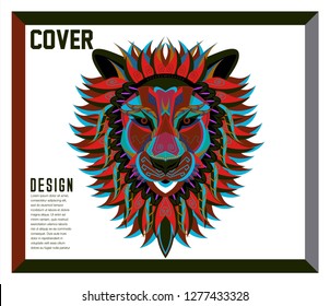 Original vector illustration of a Lion
