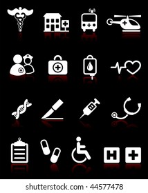 Original vector illustration: medical hospital  internet icon collection