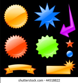 Original Vector Illustration: Star Burst Designs