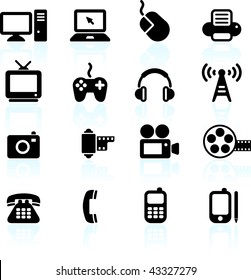 Original vector illustration: technology and communication design elements