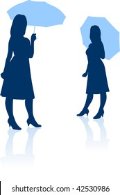 Original Vector Illustration: Young sexy girl silhouette AI8 compatible