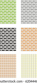 Original vector images - background as a lattice. Set of 6 variants.