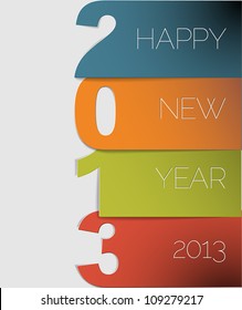 Original Vector New Year 2013 card / illustration with place for your text