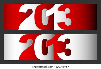 Original Vector New Year 2013 card / illustration with place for your text