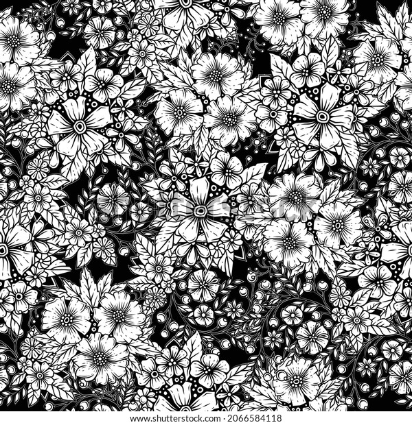 Original Vector Seamless Pattern Vintage Style Stock Vector (Royalty ...