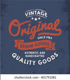 16,940 Vintage denim logo design Images, Stock Photos & Vectors ...