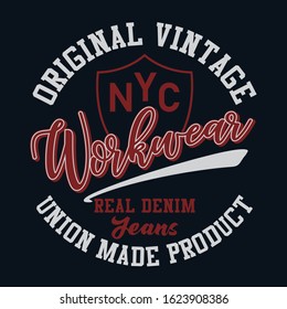 original Vintage design. typography, design t-shirt and print