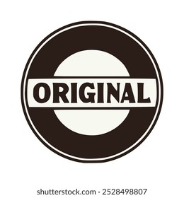 original vintage label tag premium quality vector illustration template design