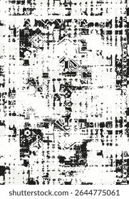 Original Washed out effect Vector Carpet design and illustration with grunge texture 
