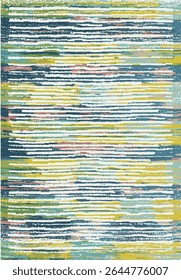 Original Washed out effect Vector Carpet design and illustration with grunge texture 
