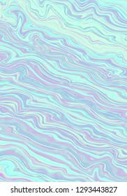 Original Wavy Lines Cover Design. - Vector