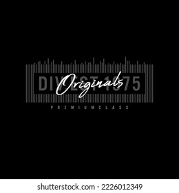 original wear t shirt label design graphic vector.
