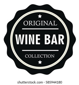 Original Wine Bar Collection Stamp.Sign.Seal.Logo