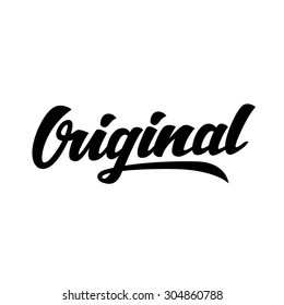 Original word hand lettering. Handmade vector calligraphy