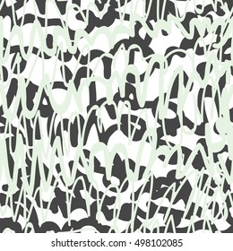 Original youth seamless patterns, repeating image pattern on any items, T-shirts, wallpaper, curtains. Monochrome black white gray and accent colors of grey