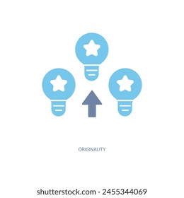 originality concept line icon. Simple element illustration. originality concept outline symbol design.