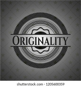 Originality dark badge