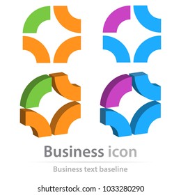 Originally created business icon for creative design tasks