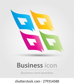 Originally created business icon for creative design tasks 