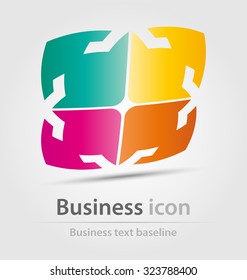 Originally created business icon for creative design tasks