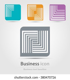 Originally created business icon for creative design tasks