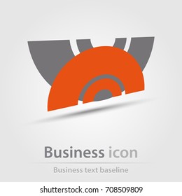 Originally created business icon for creative design tasks