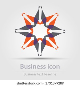 Originally created color business icon for creative design