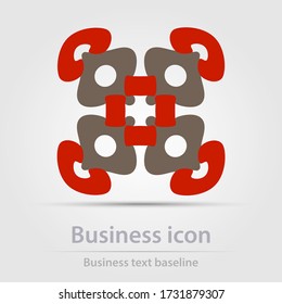 Originally created color business icon for creative design