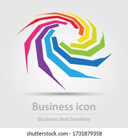 Originally created color business icon for creative design