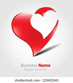 Originally designed abstract business icon