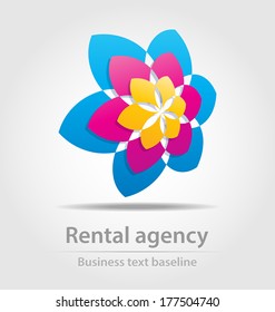Originally designed business icon for creative design