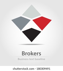 Originally designed business icon for creative tasks