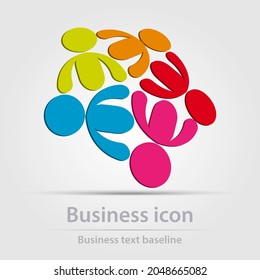 Icono comercial de color vectorial diseñado originalmente, logotipo, emblema, signo,símbolo