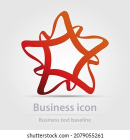 Icono de negocio de color vectorial diseñado originalmente