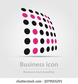 Originally designed vector color business icon