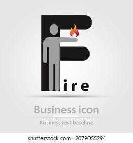 Originally designed vector color business icon