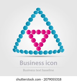 Icono de negocio de color vectorial diseñado originalmente