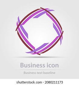 Originally designed vector  color business icon for creative design