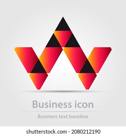 Icono de negocio de color vectorial diseñado originalmente para diseño creativo