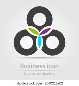 Originally designed vector  color business icon for creative design