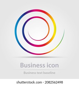 Originally designed vector  color business icon