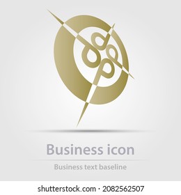 Icono de negocio de color vectorial diseñado originalmente