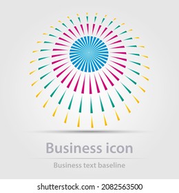 Icono de negocio de color vectorial diseñado originalmente para diseño creativo