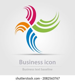 Originally designed vector  color business icon for creative design