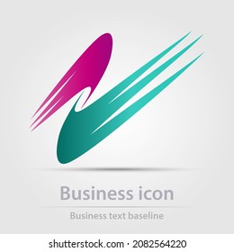 Originally designed vector  color business icon for creative design