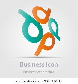 Originally designed vector  color business icon