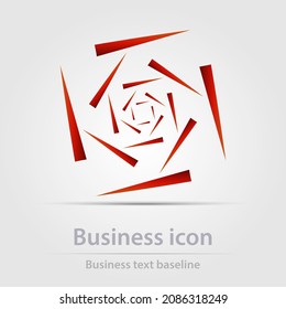 Icono de negocio de color vectorial diseñado originalmente
