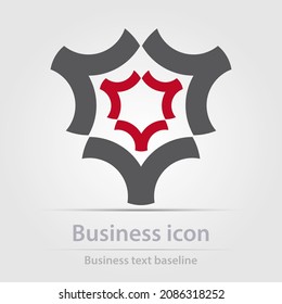 Icono de negocio de color vectorial diseñado originalmente