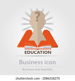 Icono de negocio de color vectorial diseñado originalmente