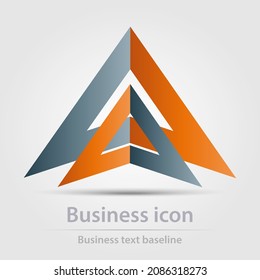 Originally designed vector color business icon